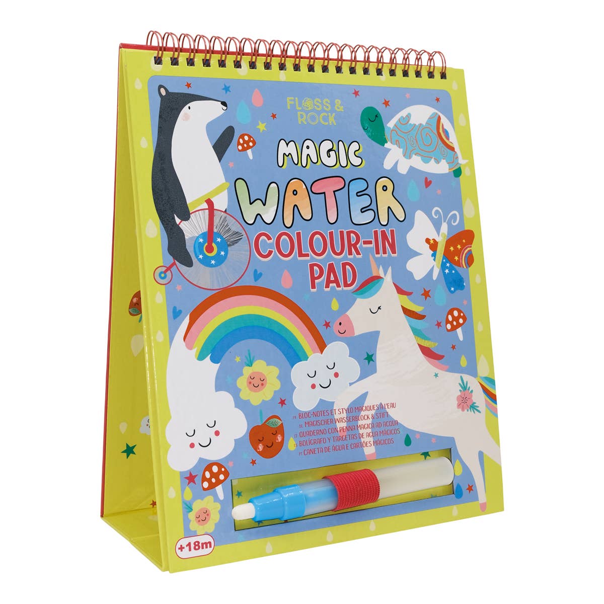 Magic Color Changing Watercard Easel and Pen-Rainbow Fairy | Floss & Rock