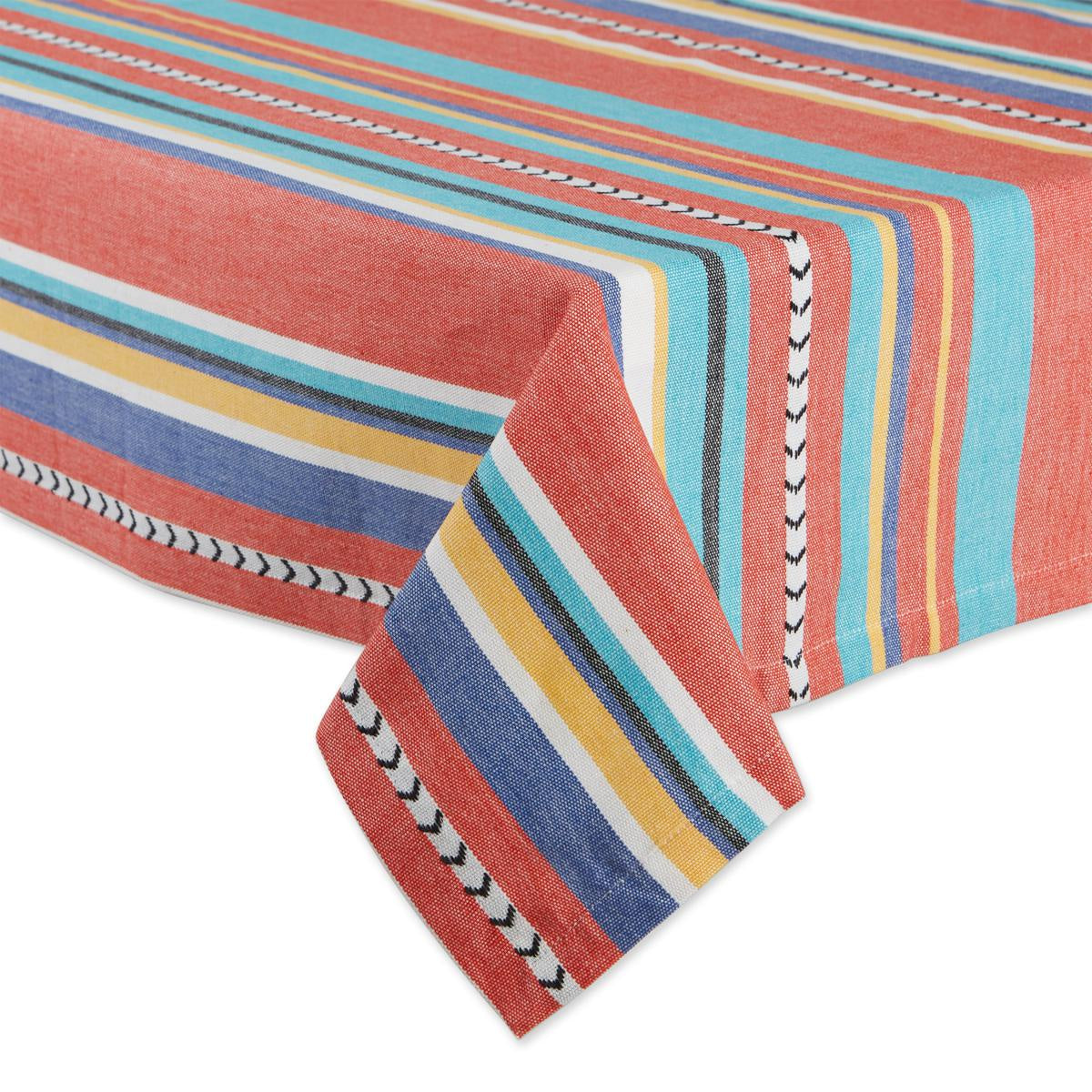 Verano Stripe Tablecloth | DII