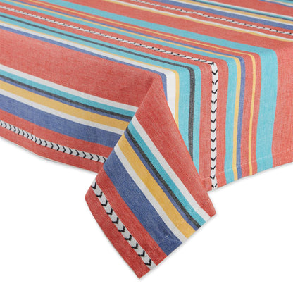 Verano Stripe Tablecloth | DII
