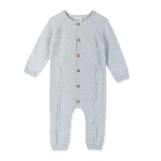 Pointelle Cable Knit Jumpsuit | Viverano Organics