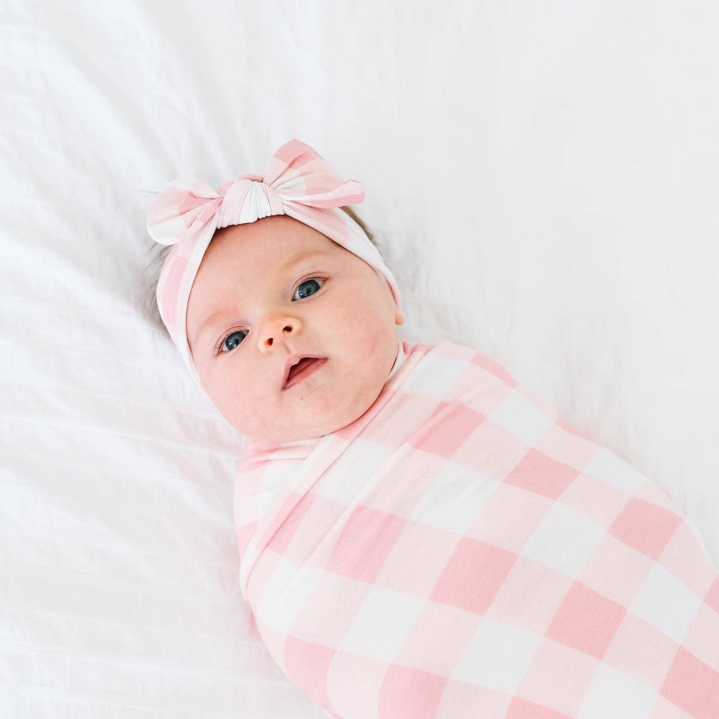 London Knit Headband Bow | Copper Pearl