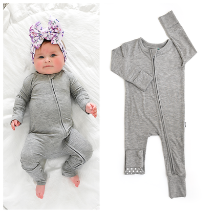 Riley Zip Romper | Gigi & Max