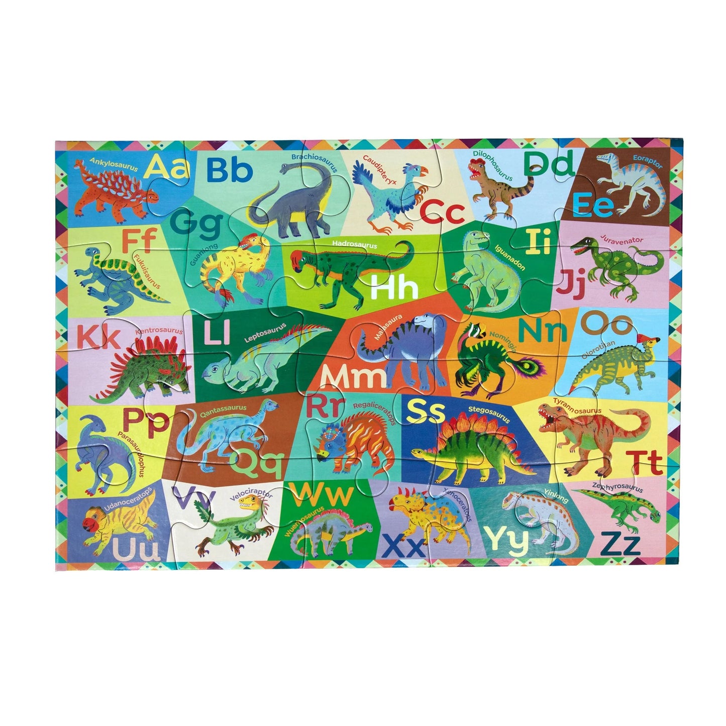 Dinosaur Alphabet Puzzle - 20 Piece | Eeboo