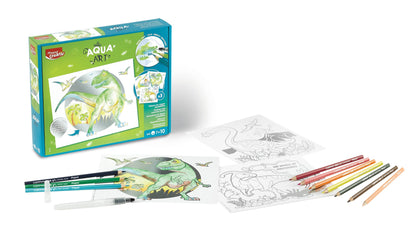 Creativ Aqua'Art Dinosaur Metallized Watercolor Kit | Janod