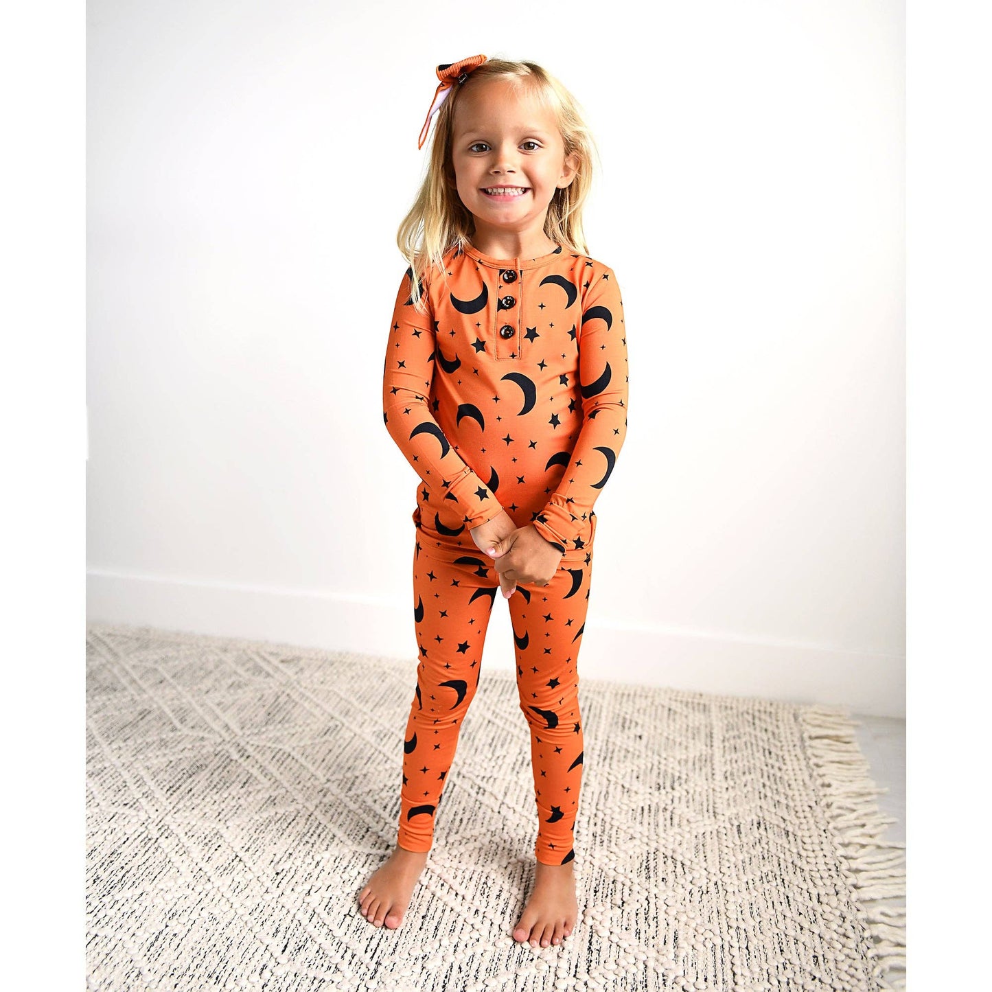 Blaise Orange Moon Lounge Set | Gigi & Max