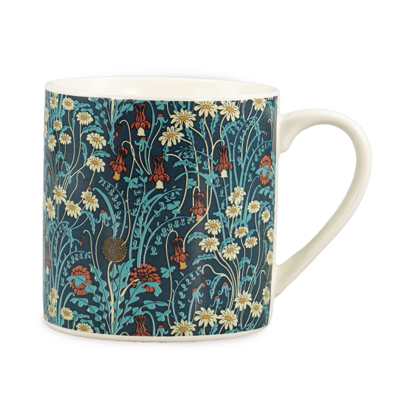 Walter Crane Wild Flowers Tea Coffee Mug | Half Moon Bay By Design