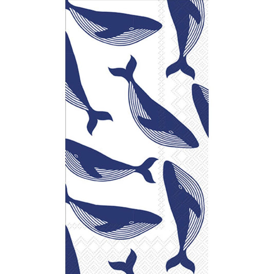 Whales Paper Guest Towels | Boston International