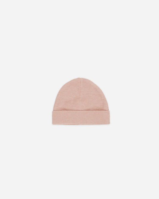 Baby Beanie - Heathered Rose | Quincy Mae