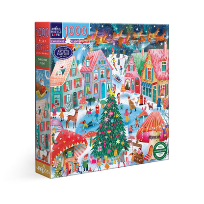 Christmas Flight Puzzle (1000pc) | Eeboo