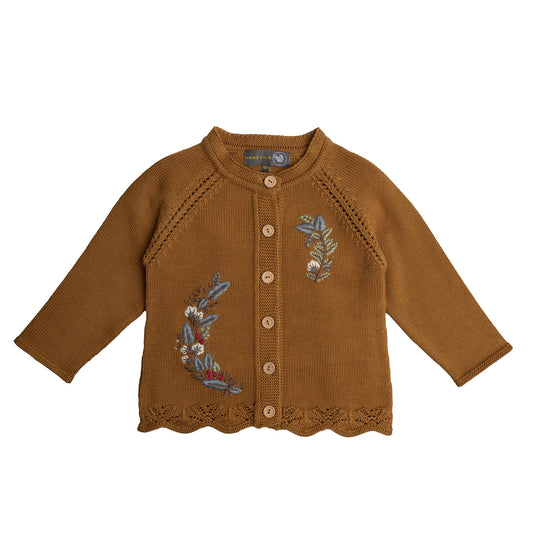 Gold Elna Cardigan | Hanevild