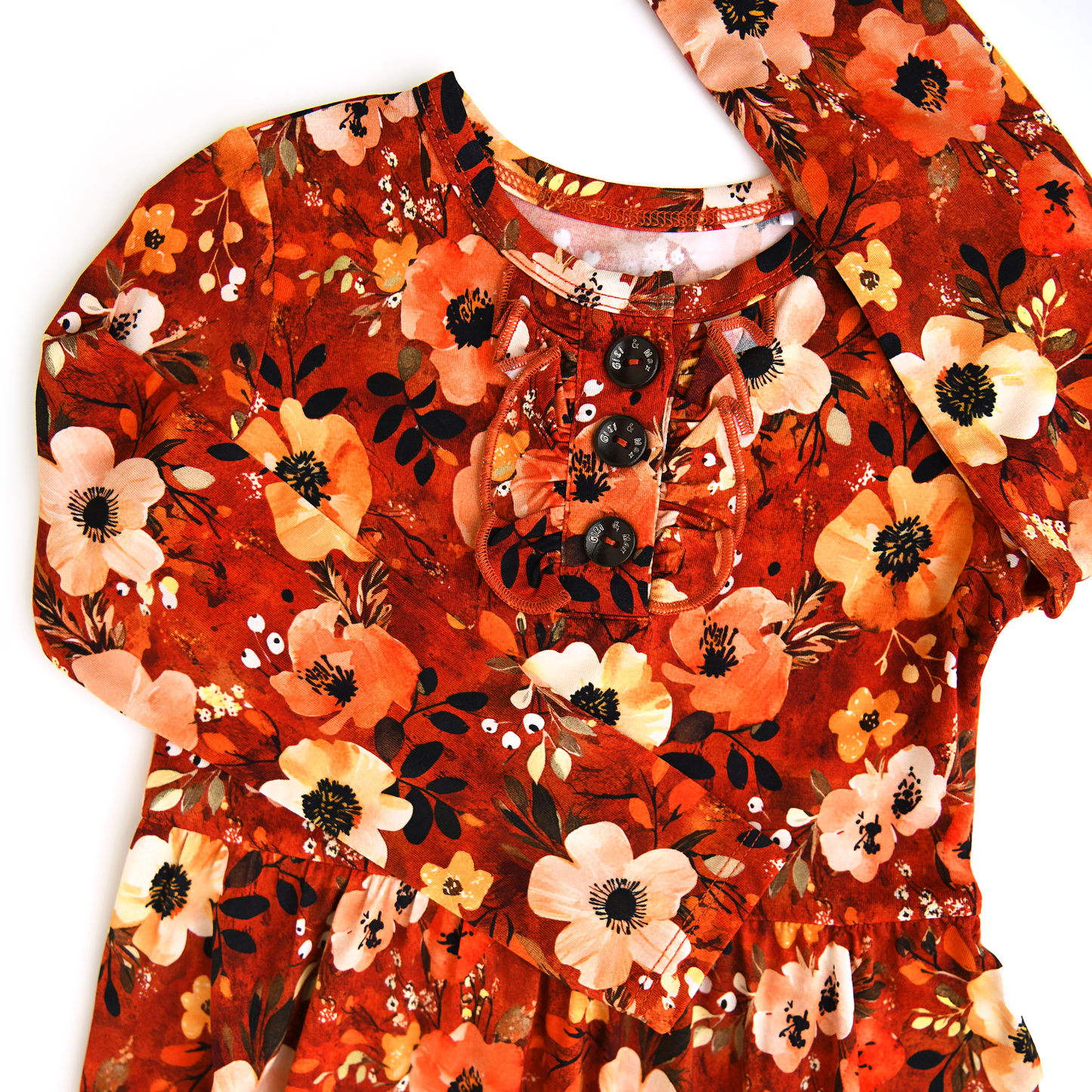 Auburn Twirl Dress | Gigi & Max