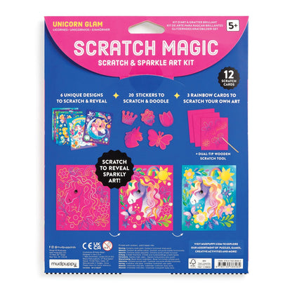 Unicorn Glam Scratch Magic | Mudpuppy