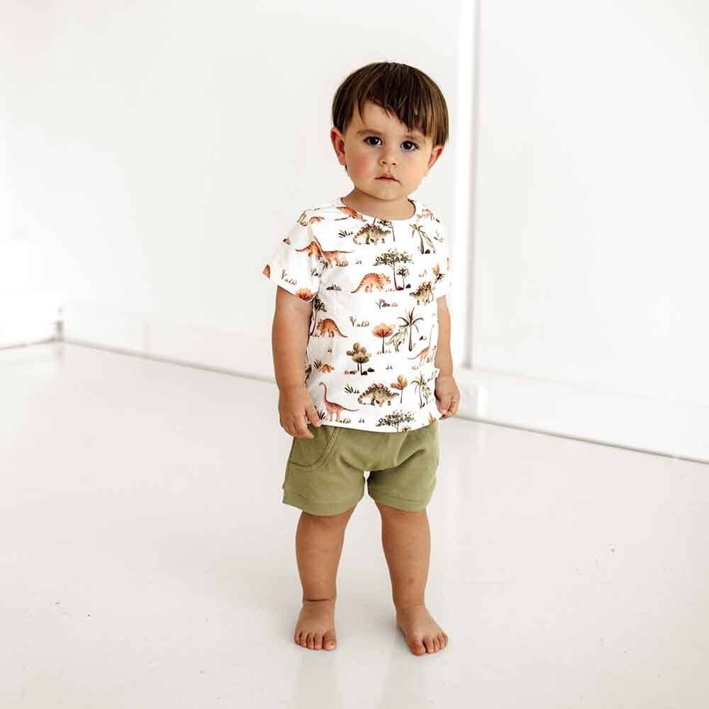 Dino Organic T-Shirt | Snuggle Hunny