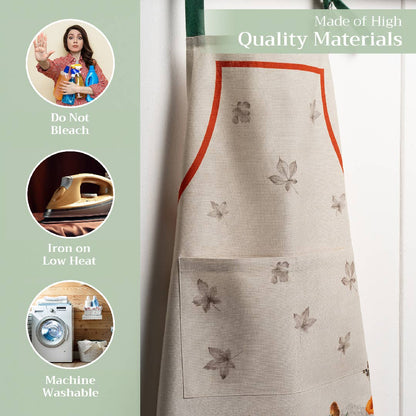 Recolte Cotton Apron | Maison d'Hermine