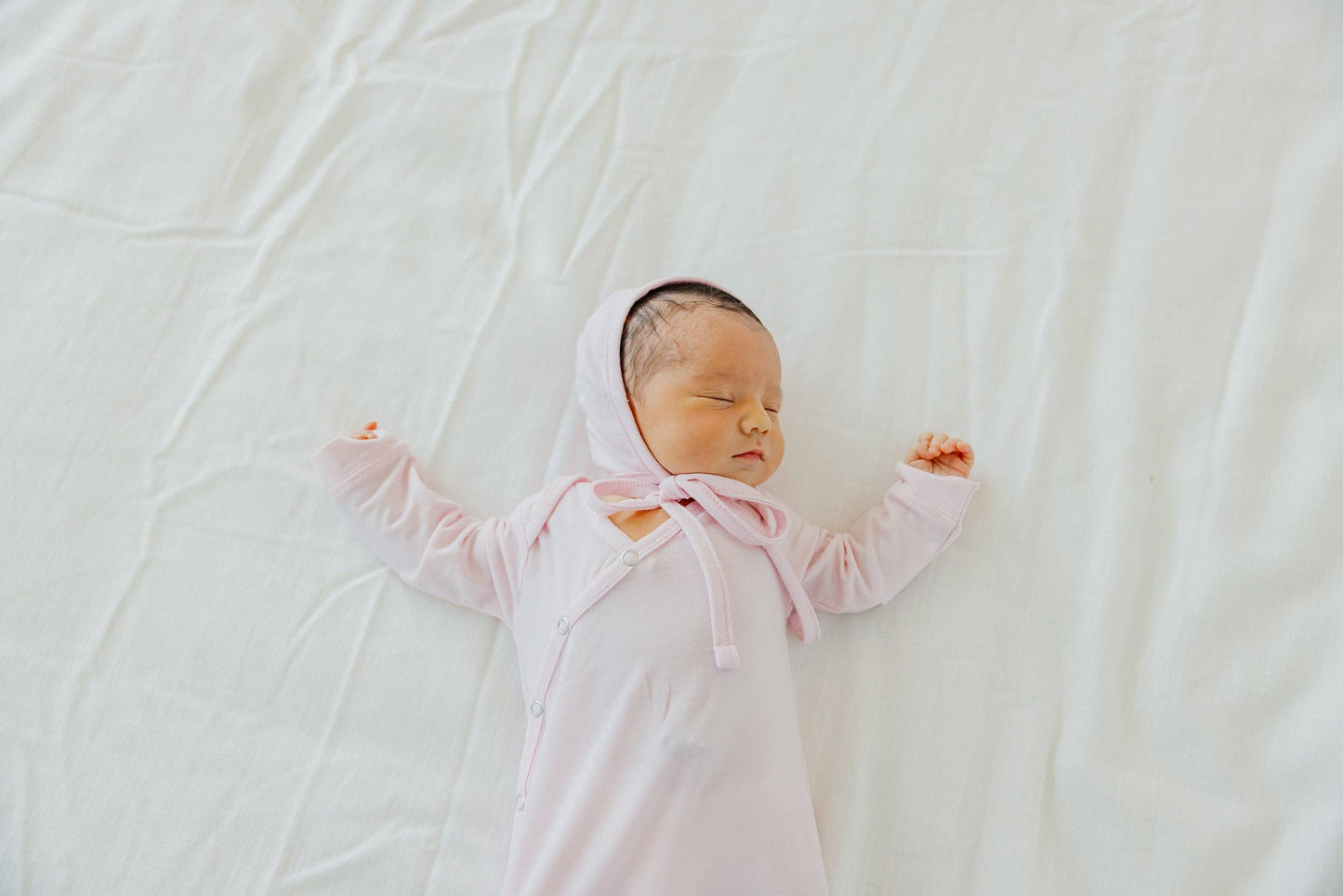 Blossom Newborn Knotted Gown | Copper Pearl