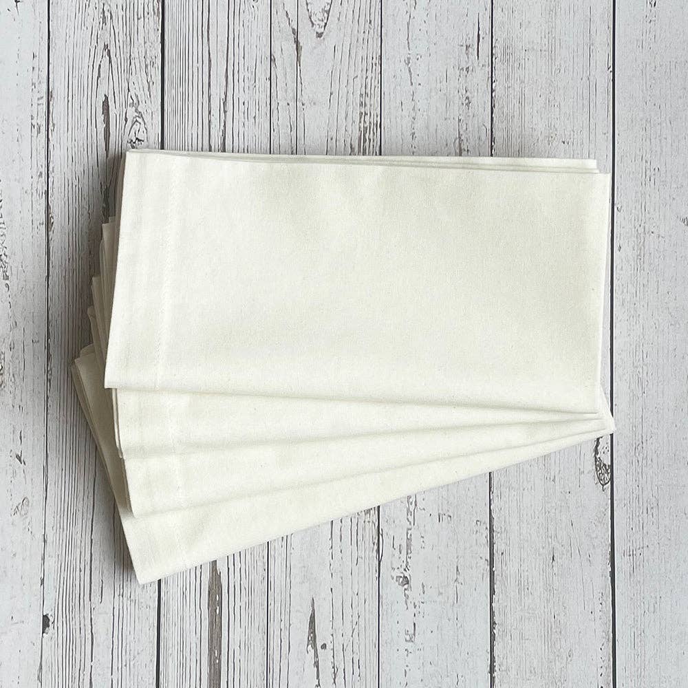Ivory Cotton Napkin (Set of 4) | Mahogany