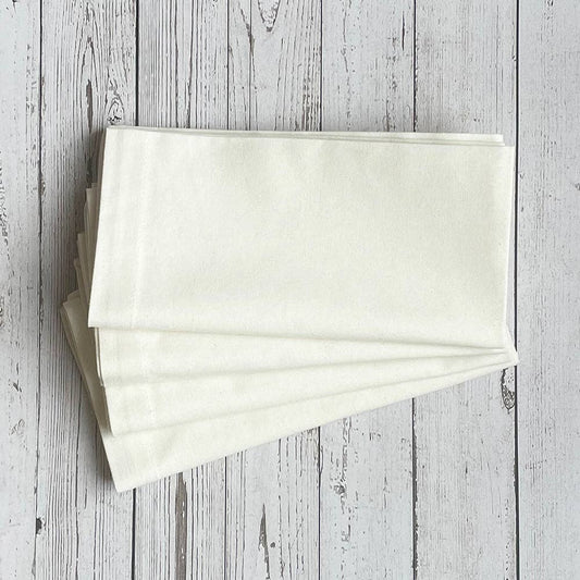 Ivory Cotton Napkin (Set of 4) | Mahogany