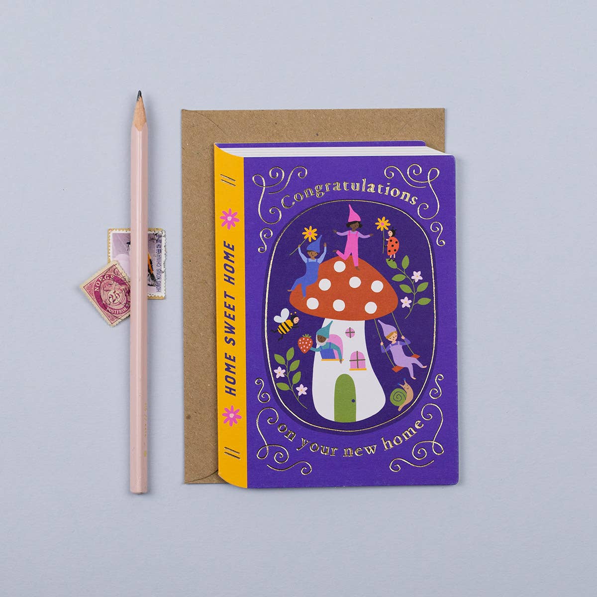 Mushroom House New Home Card | Mifkins