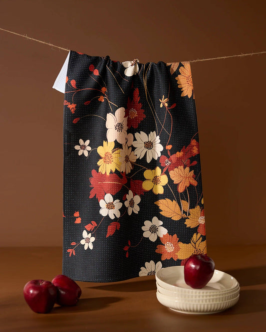 Autumn Whispers Tea Towel | Geometry