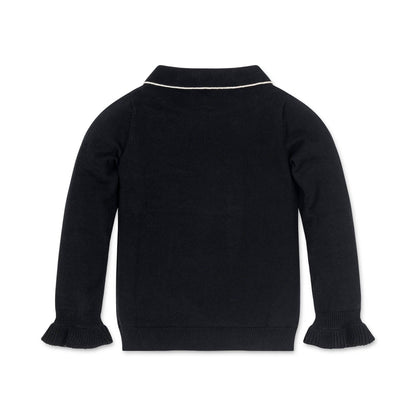 Ruffle Cuff Collar Sweater | Hope & Henry
