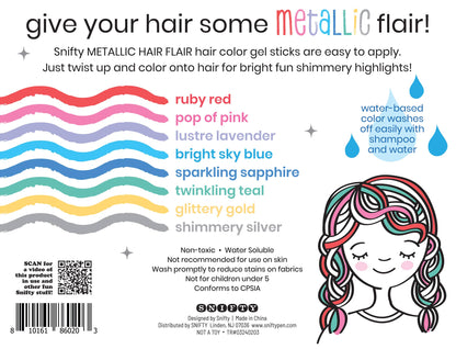 Hair Flair Metallic Color Gel Stick Set | Snifty