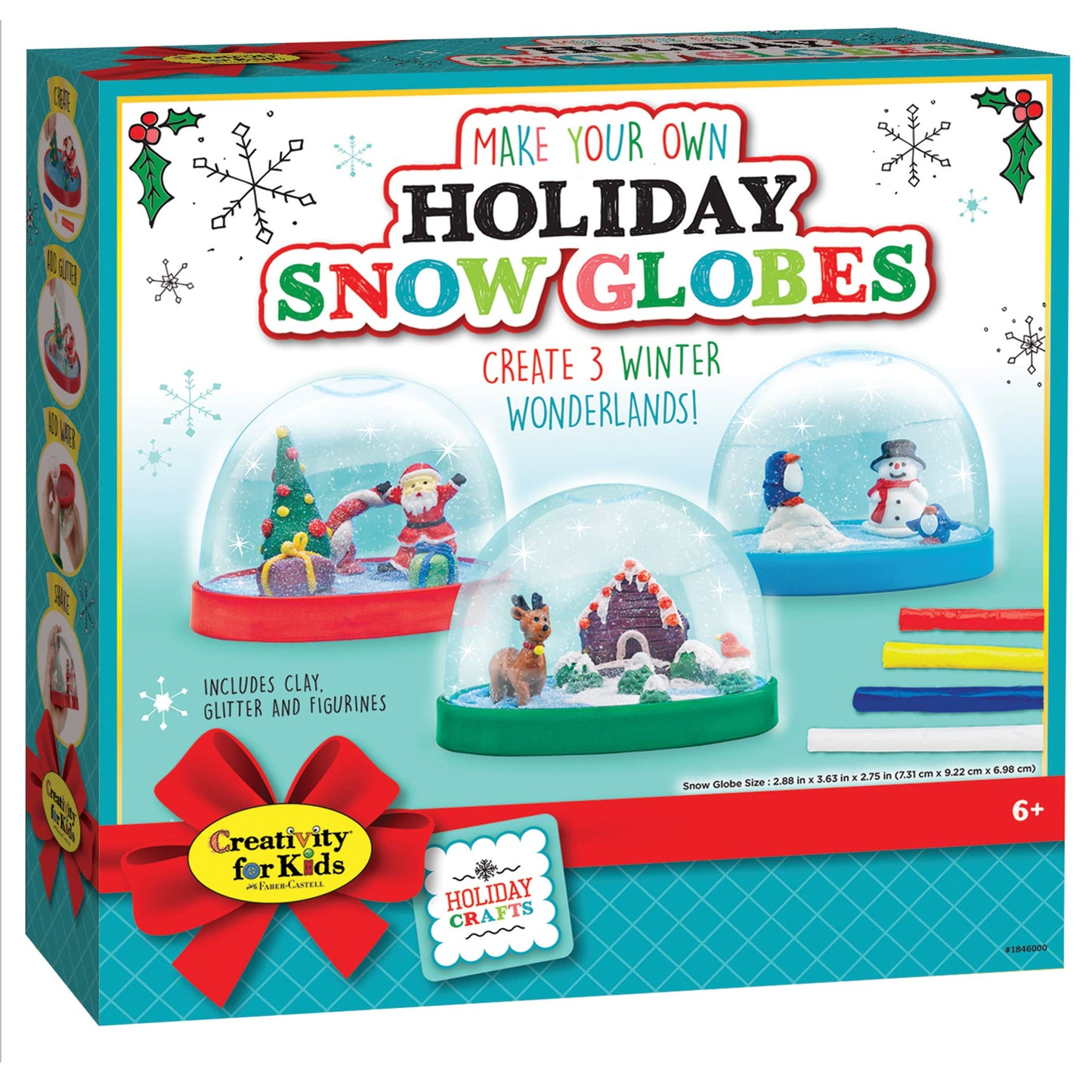 Make Your Own Holiday Snow Globes Craft Kit | Faber-Castell