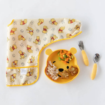 Sleeved Bib: Winnie Loves Hunny | Bumkins