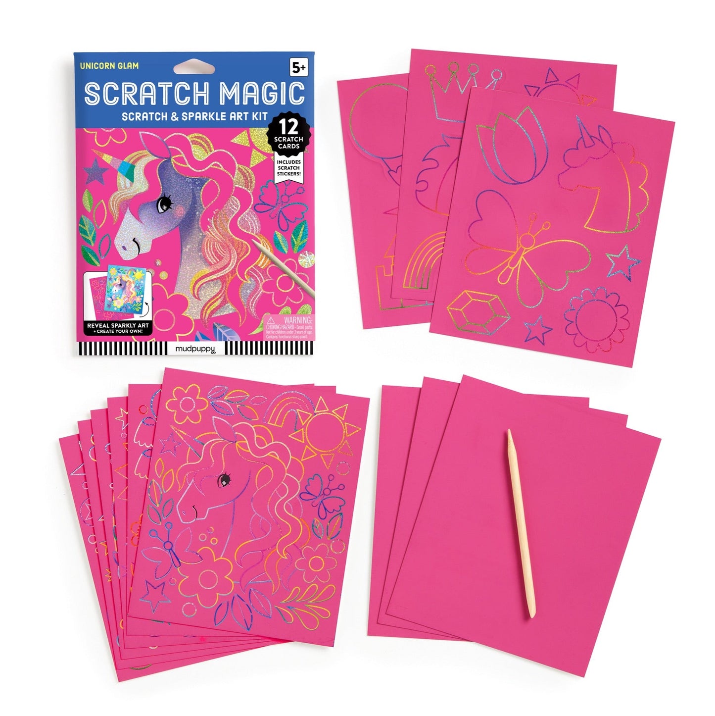 Unicorn Glam Scratch Magic | Mudpuppy