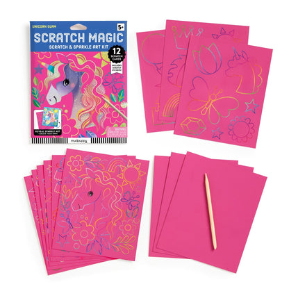 Unicorn Glam Scratch Magic | Mudpuppy