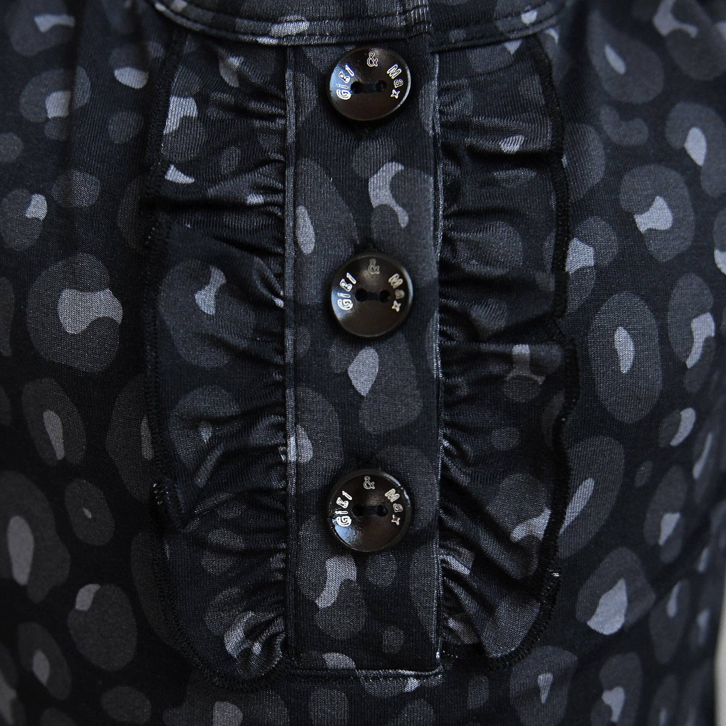 Ash Black Leopard Lounge Set | Gigi & Max