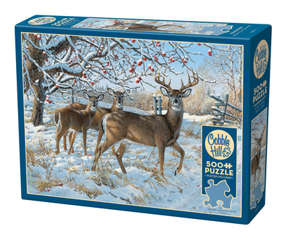 Winter Deer - 500pc Puzzle | Cobble Hill Puzzles