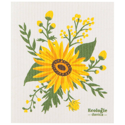 Sunflower Splendor Swedish Dishcloth | Ecologie