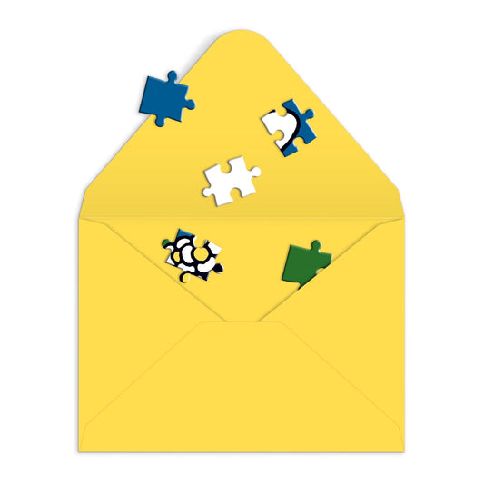 Miffy with Flowers Puzzle Card | Galison