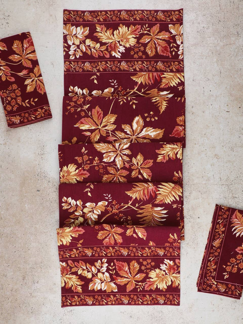 Wine Adirondack Table Runner | April Cornell