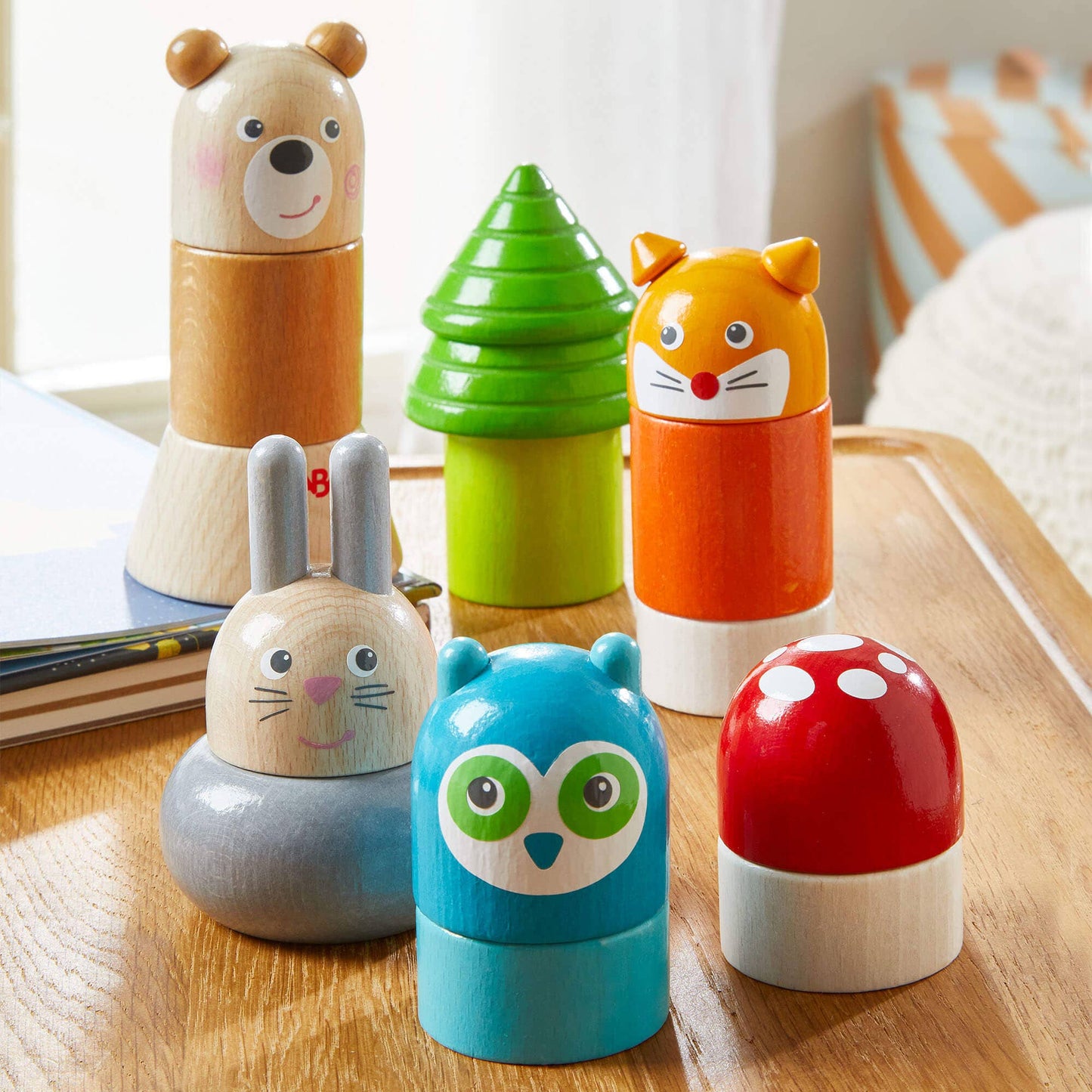 Forest Animals Wooden Stacking Toy | HABA