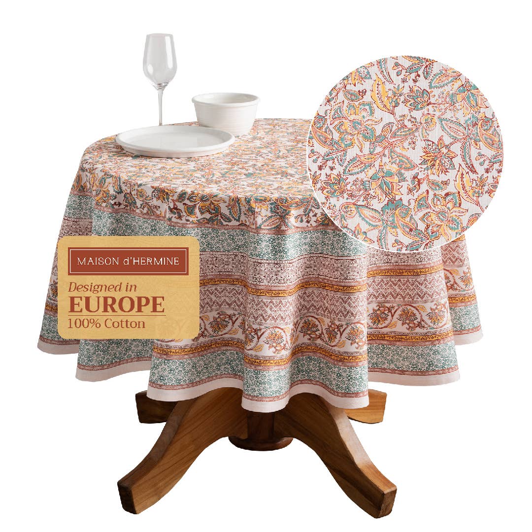 Nila Cotton Tablecloth (Various Sizes) | Maison d'Hermine