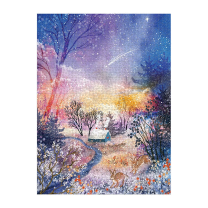 Enchanted Snowfall Puzzle (1000 Piece) | Galison