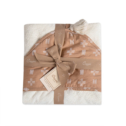 Ezra Hooded Towel | Crane Baby