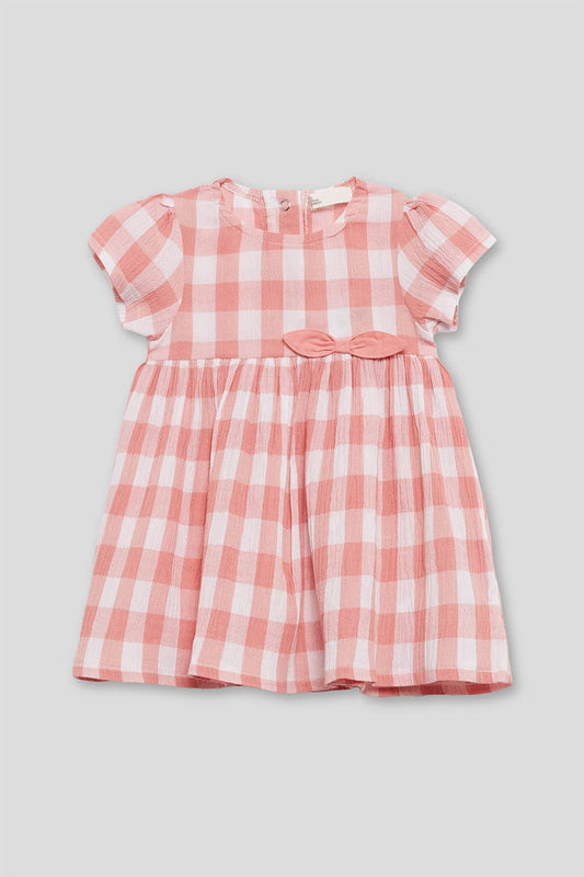 Pink Gingham Dress | Street Monkey Spain