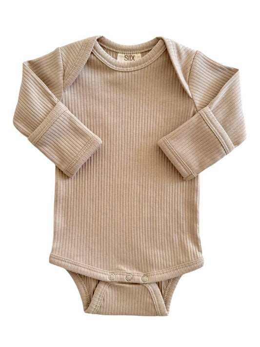 Desert Tan Organic Bodysuit | Siix Collection