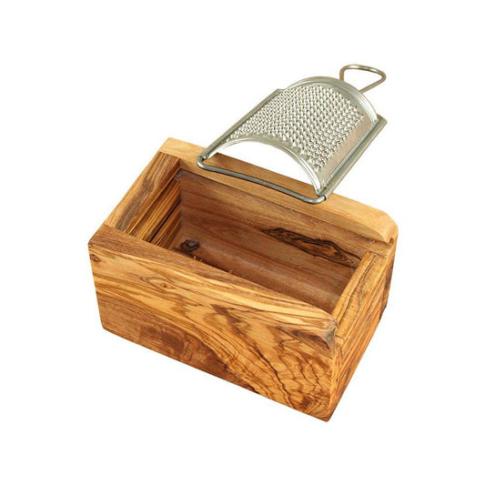 Hard Cheese & Nutmeg Grater | Olive Wood
