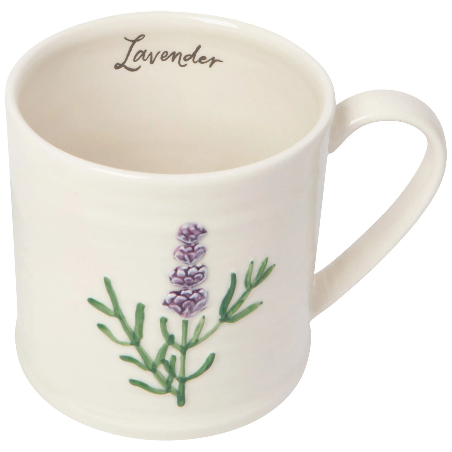 Lavender Embossed Mug | Now Designs