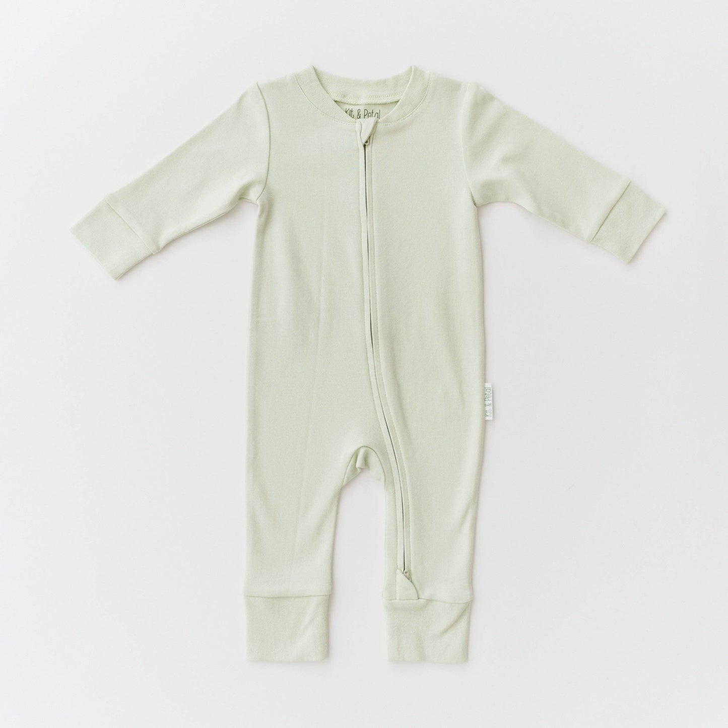 Leafy Green Cotton Romper | Kit & Petal