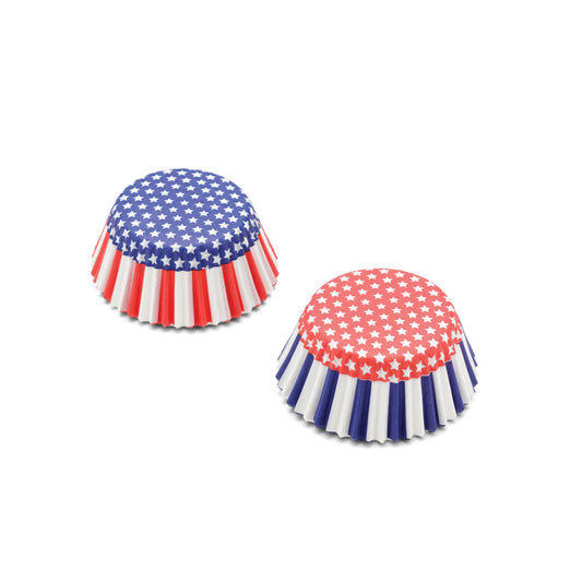 Stars & Stripes Cupcake Liners | Fox Run Brands