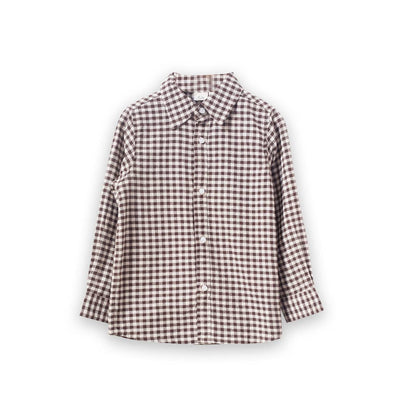 Collar Shirt - Walnut Check | Beet World