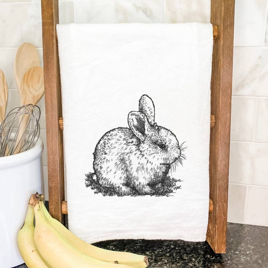 Baby Bunny Towel | Indigo Tangerine