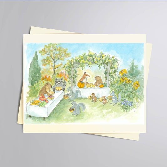Gathering of Friends Notecard | Woodfield Press
