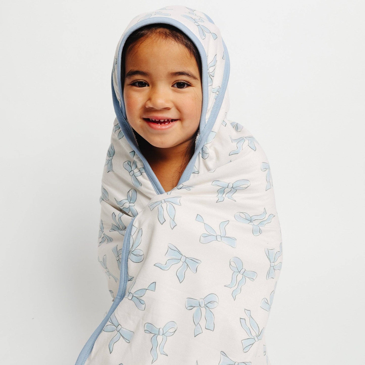 Daphne Premium Baby Knit Hooded Towel | Copper Pearl