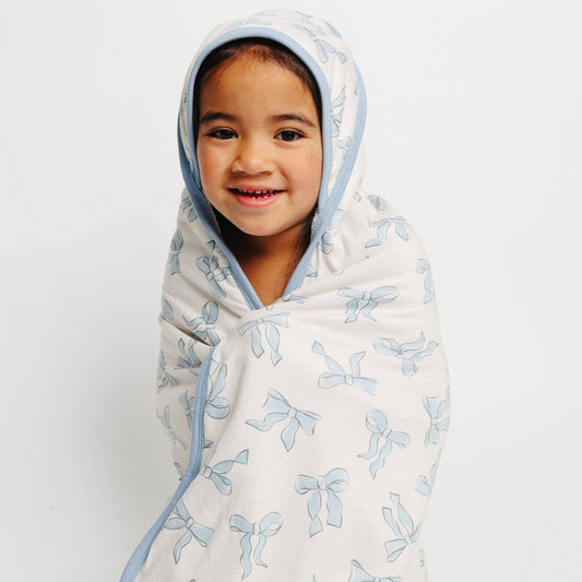 Daphne Premium Baby Knit Hooded Towel | Copper Pearl