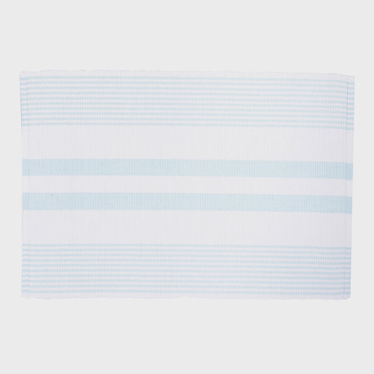 Fountain and White Striped Placemat | C&F Home